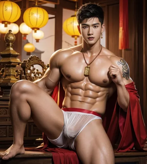 
1 handsome Chinese guy，wet body, wet hair, 18-year-old male high school student，majestic，Who is Shi Yu?, Li Yuanbin, Kim Hyung Tae, Kim Hyung Tae, Yin Shishan, Wang Yi Bao, Li Xian , Leo Wu, Handsome Chinese muscular guy，Broad shoulders and narrow waist，A...