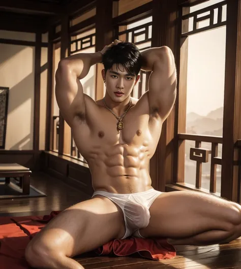 
1 handsome Chinese guy，wet body, wet hair, 18-year-old male high school student，majestic，Who is Shi Yu?, Li Yuanbin, Kim Hyung Tae, Kim Hyung Tae, Yin Shishan, Wang Yi Bao, Li Xian , Leo Wu, Handsome Chinese muscular guy，Broad shoulders and narrow waist，A...