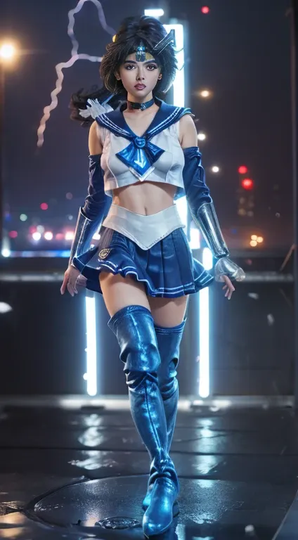 unreal engine:1.4,ultra-high resolution,best quality:1.4, realistic:1.4, skin texture:1.4, masterpiece:1.8, (sailor mercury:1.4)...