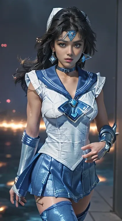 unreal engine:1.4,ultra-high resolution,best quality:1.4, realistic:1.4, skin texture:1.4, masterpiece:1.8, (sailor mercury:1.4)...