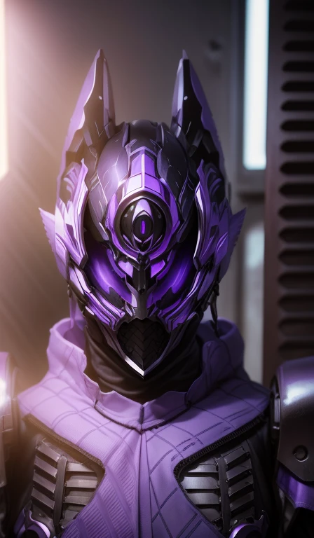 Change the color to purple，Some black and purple（Ensure its layering and armor texture，Purple is the main color，Change the middle to a mirror image）