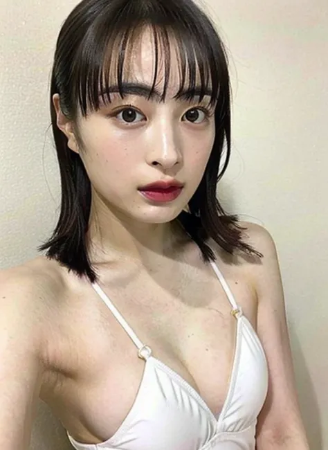 suzu hirose, white bikini