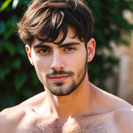 4k photo of a handsome judaean man, short hair focus on the face