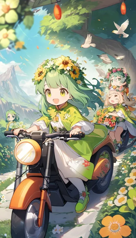 girls celebrating flower girl girls laughing golden girls kang chinese flowers girls singing kang chians flying animals in foliage all shaped mountains
girls, they girls flowers, flowers are flowers pet bird flowers in flowers clothing decorations her flow...