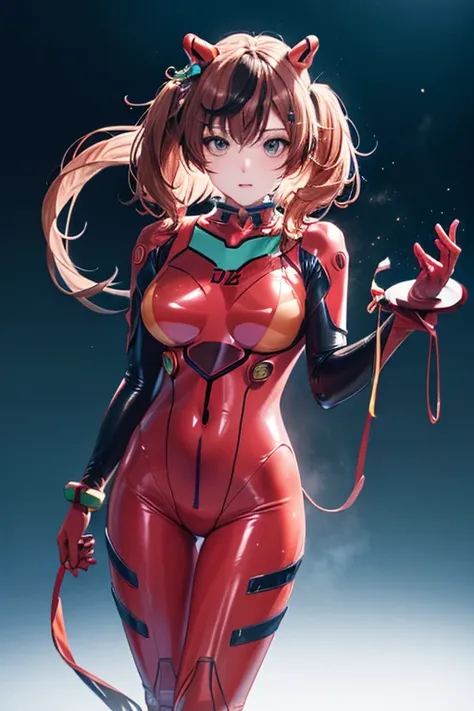 nicenature, asuka cosplay costume, cosplay, plugsuit, bodysuit, hair ornament