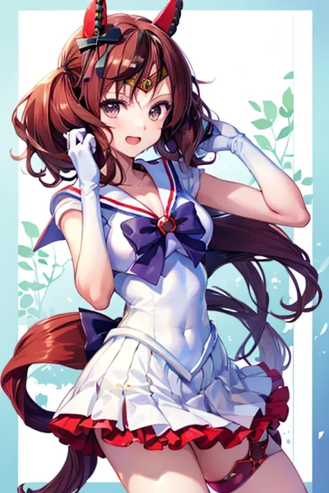 nicenature, sama1, tiara, sailor senshi uniform, white gloves, red sailor collar, red skirt