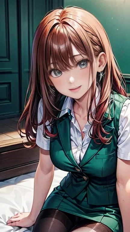 ((highest quality)), ((masterpiece)), (detailed), (Character Focus、breast focus), (One Girl: 1.5)、4k、((Symmetrical facial features)), Anime 2D Rendering, Realistic young anime woman, Perfect Face, (Anime eyes:1.2、Beautiful fine details、Shining Eyes), Beaut...