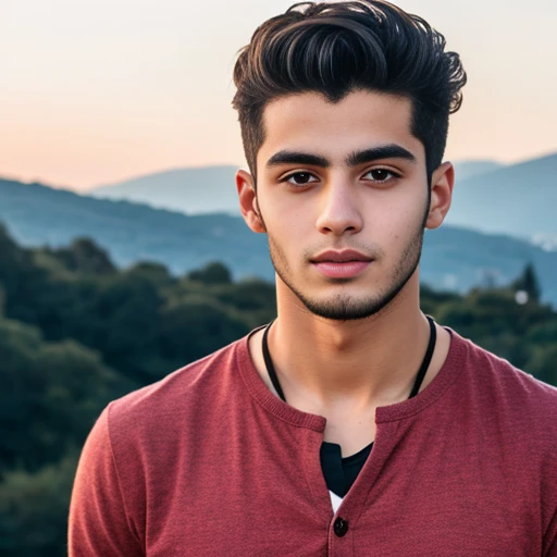 4k photo of young a  lebanese man,  focus on the face