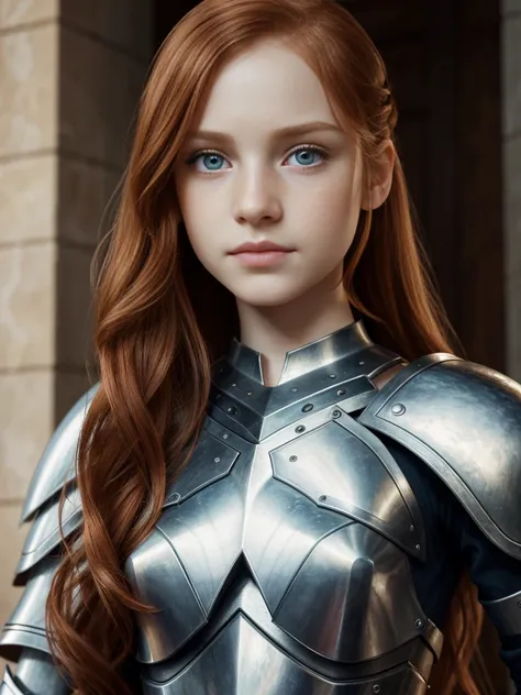 full body ,ultra-detailed, 4K, highres, masterpiece:1.2, realistic, beautiful detailed eyes, beautiful detailed lips, extremely detailed eyes and face, long eyelashes, (pale skin), freckled, redhead, (13 year old) girl, (tiny breasts), thin body, long wavy...