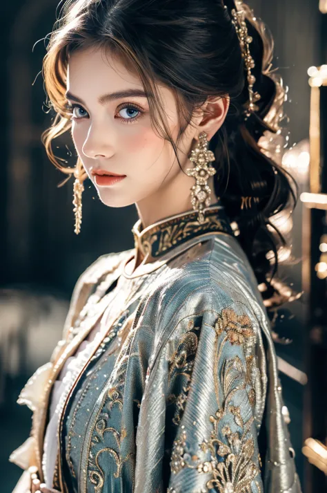 ( masterpiece, top quality, best quality,8k,years old girl,ultra detailed,raw photo:1.5),(photorealistic:1.4), (cinematic lighting), PerfectNwsjMajic, , Surrealism, UHD, ccurate, Super detail, textured skin, High detail, Best quality, dynamic angle, White ...