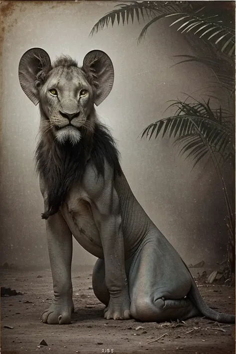 Old pictures from about 130 years ago in Thailand. It is a picture of a strange and eerie creature. Have you ever wondered where the animals in legends or literature come from? How can there be lions with elephant heads, mermaids, serpents, things like thi...