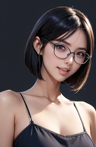 (masterpiece), (8k, best quality, high resolution), (ultra-detailed, realistic), (anatomically correct),  
((face close-up)), (Standing), (No background),
(1woman),  (looking at viewer), 
(A Japanese woman, 30 years old and 155cm tall.), 
(black hair), (st...