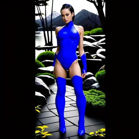 Kitana (melhor qualidade,ultra-detalhado),(realista:1.37), rosto lindo e detalhado, textura ultra-realista, rosto delicado, athletic body, cores vivas. High definition, 8k