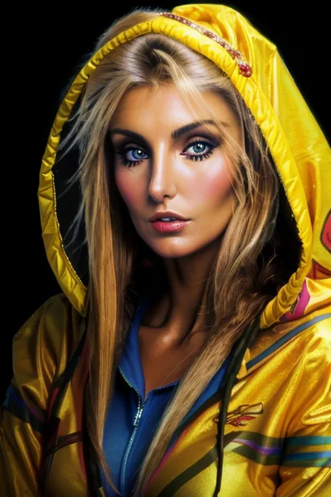 masterpiece, best quality, 1girl heather thomas portrait, clean hood