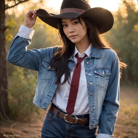 "(best quality,45,000,000 Chili Cell:1.2),ultra-detailed,realistic,photorealistic:1.37,portrait,Asian woman,25 years old,beautiful detailed face,long flowing hair,blue and red plaid shirt,thatched hut with red flowers,open countryside,different action pose...