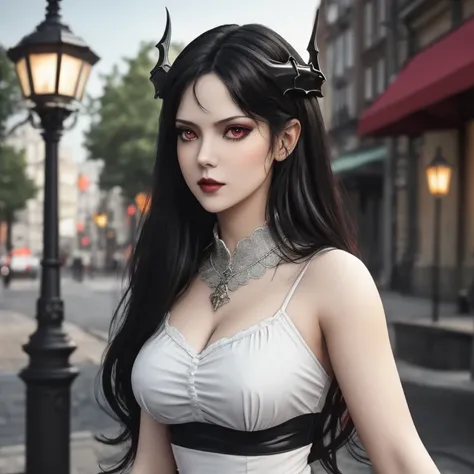 masterpiece, gothic aesthetic, dream atmosphere, ultra realistic, 16k, best quality, absurdres, perfect anatomy, 1girl, goth bru...