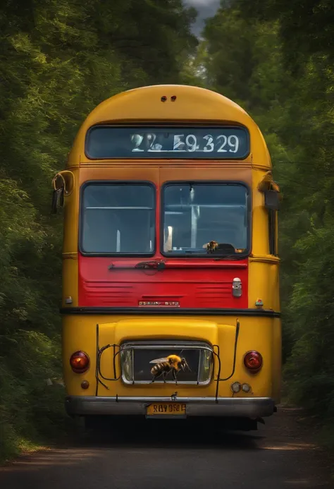 Bus and bee combined 