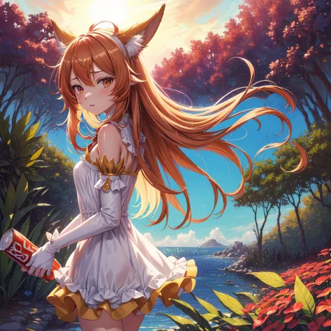 Chica-mapache,(raphtalia, personaje femenino del anime tate no yuusha no nariagari). caminando sensual vista de perfil. mirada sensual, "((cola de mapache suave y esponjosa saliendo por encima del trasero))". suave brisa alborotando el pelo. Pelo brillante...