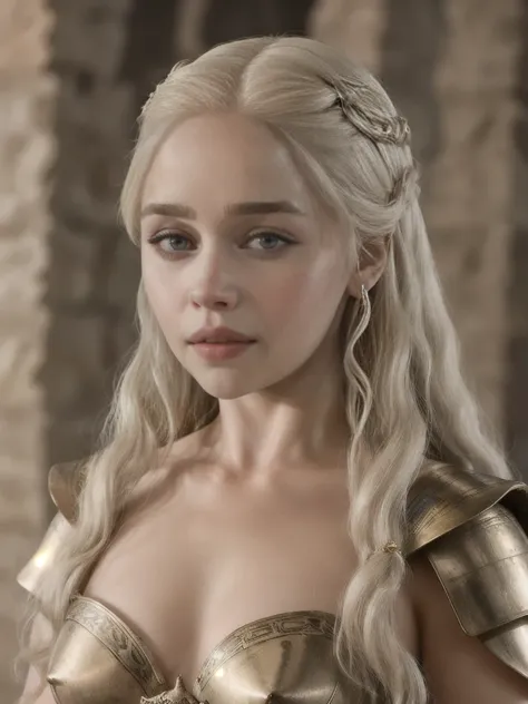 emilia clarke as cleopatra,[jewelry],[egyptian clothes],[ancient egypt],4k,sharp image,detailed, sexy