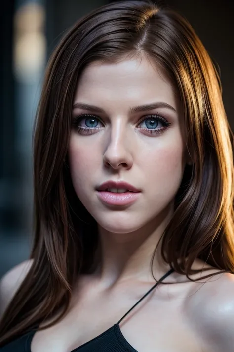 (realistic, photo-realistic:1.37),(8k, RAW photo, best quality, masterpiece:1.2), Anna Kendrick, cute Batgirl cosplay, ultra-detailed, heart-shaped pupils, biting lip, aroused, physically-based rendering, ultra high res, kodakvision color, shot on Arricam ...