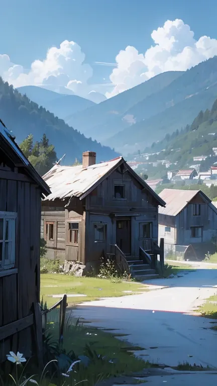 In a remote village in the mountains, there is an old abandoned house.