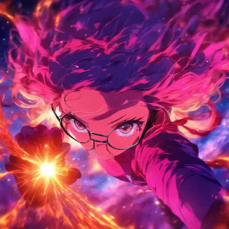 Black Hole Summon　woman　Glasses