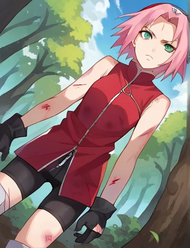 score_9, score_8_up, score_7_up, source_anime,
sakuraharuno, sakura haruno, short hair, green eyes, pink hair, parted bangs, hai...