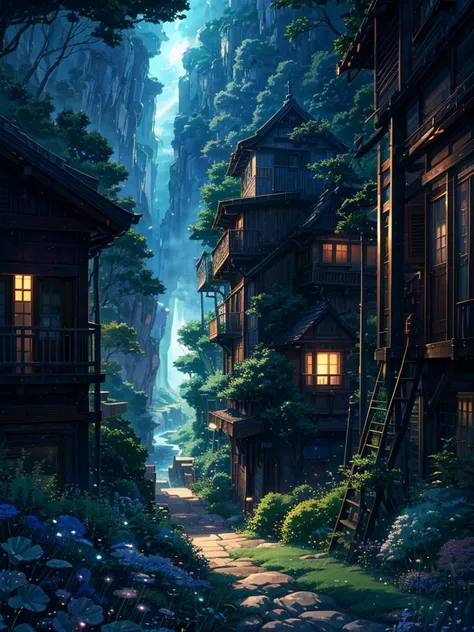 Generate a 4K resolution (400x900) image in the enchanting Studio Ghibli anime style, portraying a quintessential world of sky that no one has seen or imagined, Emphasize the Studio Ghibli aesthetic with soft colors:: illustration --ar 4:9