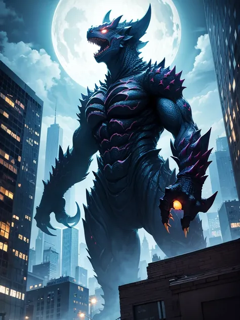 nyctophobia as kaiju