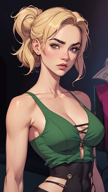 Personagens GTA estilo artgerm  femininas Yvonne Strahovski estilo de desenho garota,, pequeno, Shy, bunda grande, catholic nun outfit , dynamic pose, Quente, soft or colored lips, fundo simples, perfect hands, anatomia perfeita, Inclina Jennifer Connelly ...