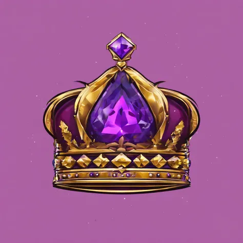 Logo Design for Queen Creations,  small business, digital design company, crown embedded with diamonds, bright colored, royal purple, royal blue, dark red , gold , pink, modern , sophisticated,  creative,  innovative,  