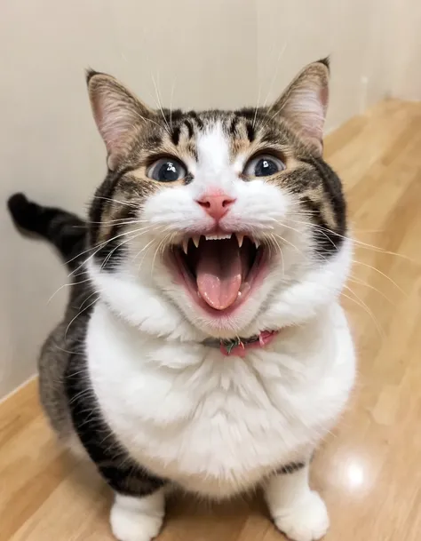 there is a cat that is sticking its tongue out, tongue out, smileeeeeee, a cute cat, kawaii cat, cute cat, awesome cat, she has a cute expressive face, a cat is smiling, cute silly face, she has a cute face, happy cat, cute cat photo, the cat is smiling, p...