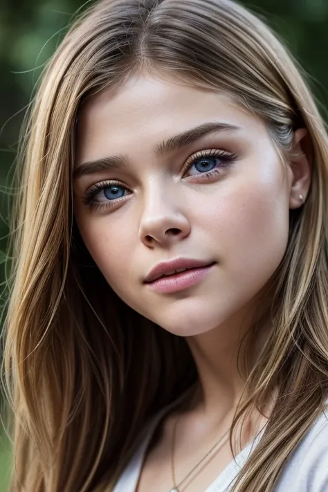 (realistic, photo-realistic:1.37),(8k, RAW photo, best quality, masterpiece:1.2), cute Chloe Grace Moretz, ultra-detailed, heart-shaped pupils, physically-based rendering, ultra high res, kodakvision color, shot on Arricam LT Camera, bokeh, sharp focus, lo...