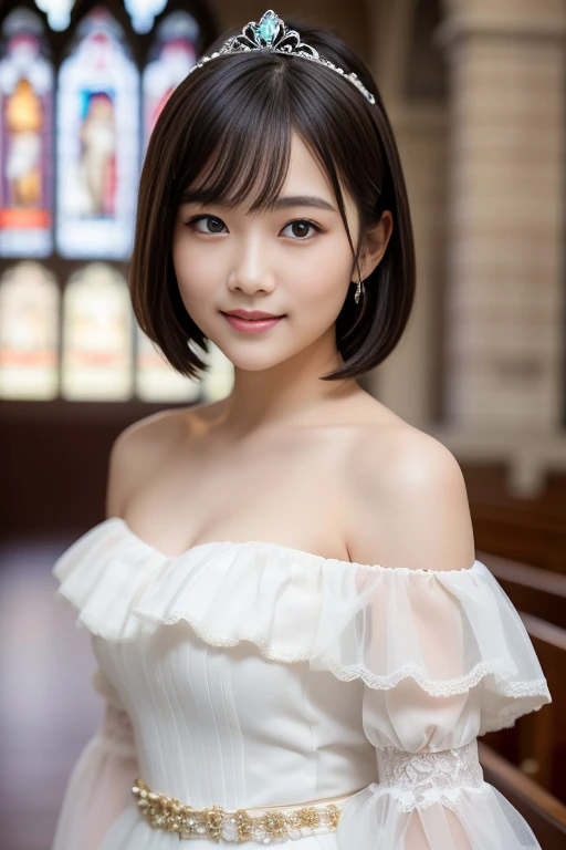 (highest quality:1.5)、(Realistic:1.5)、(1 person:1.5)、(Medium Shot:1.5)、Very detailed、High resolution、8k wallpaper、、Normal milk、Natural color lips、Cute Smile、Japanese women、20-year-old girl、Beautiful and elegant face、Perfect and beautiful face、Large, balanc...