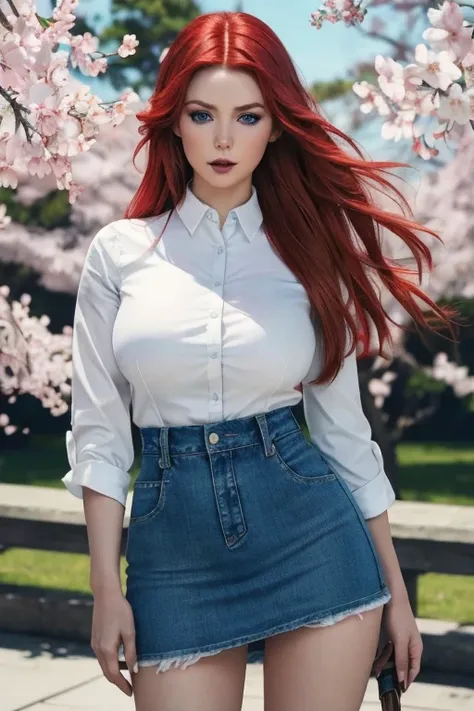 Ultra realistic, incredible high quality, red-haired girl, seductive leaning forward detailed skin, very pale-white (highlighted) skin, goth makeup, ultra realistic, 16k, high quality, picture-perfect, flawless, clean, masterpiece, professional artwork, de...