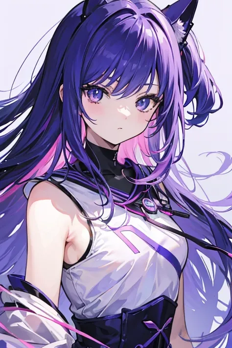 Cool, anime, IPhone wallpaper, purple, blue, and pink.