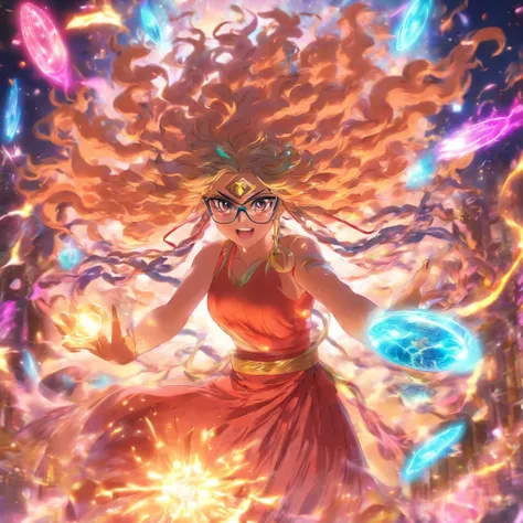 The goddess summons　Glasses　woman