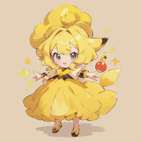 Cynthia Pokémon , with retro clothes 