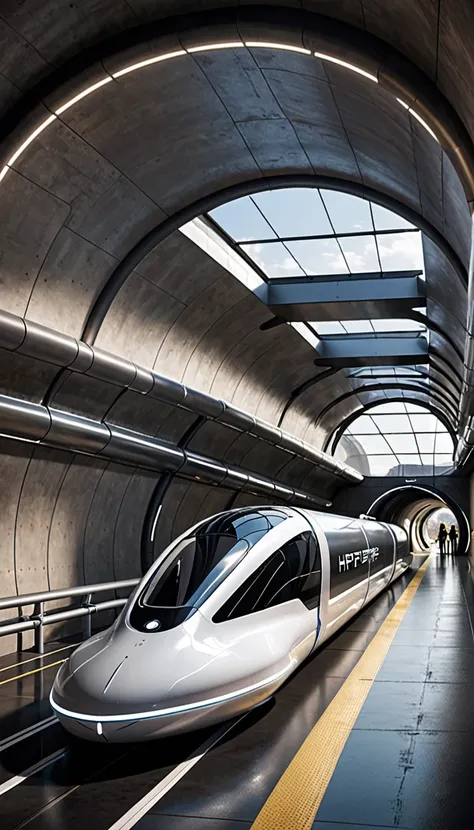 hyperloop transportation:

hint: sleek hyperloop pods that traverse underground tunnels at incredible speeds, connecting major c...