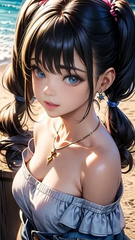 (((highest quality)), ((masterpiece)), (Very detailed), (Very high resolution), (Beautiful detailed sparkle))), ((Realistic)), 
8k, (Anime Style), Anime 2D Rendering, Realistic young anime woman, 
One Woman:1.5, 

(Symmetrical facial features:1.4, Perfect ...