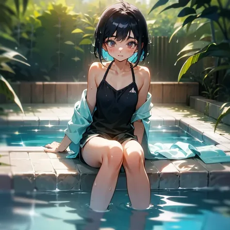 Cool girl、Boyish Girl、Sporty、tits、Wet and transparent、halter neck camisole 、Shorts、Underwear is visible、I have a towel、Wet、oil、slimy、Pixie Cut、black hair color
、high school girl、Gal、Dark brown skin、garden、Pool、tall、Slender beauty、Curved waist、Beautiful cla...