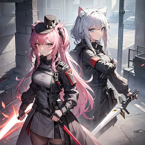 need to create a single character image，the style is similar to the character portraits of the mobile game arknights，race is the...