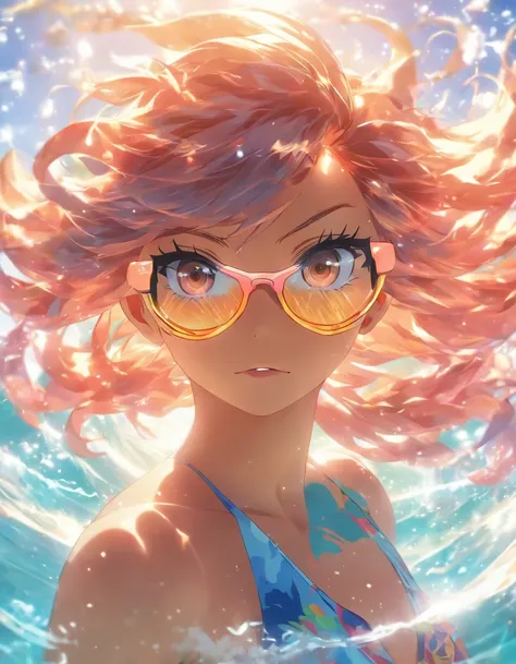 Wave Summon　Swimwear　Glasses　woman