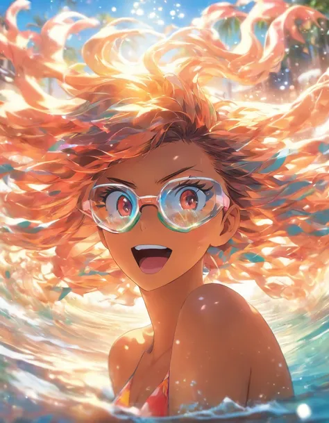 Wave Summon　Swimwear　Glasses　woman