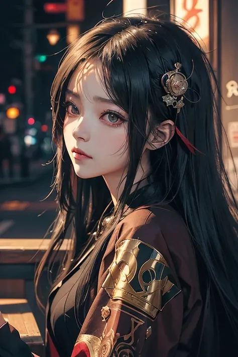 a close up of a woman with a very long hair, artwork in the style of guweiz, stunning anime face portrait, beautiful anime portrait, anime inspired, guweiz, detailed portrait of anime girl, beautiful anime style, trending on cgstation, anime styled, portra...