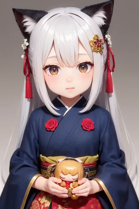 Oiran, Oiran, Big head, Cat ear doll, Nendoroid