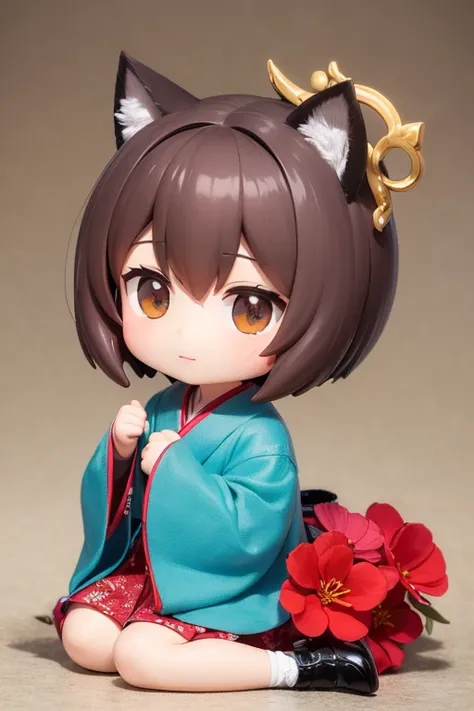 Oiran, Oiran, Very big head, Cat ear doll, Nendoroid