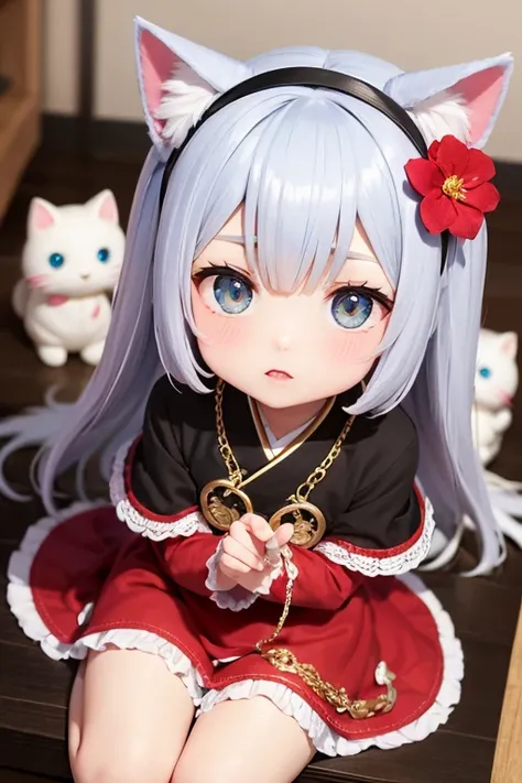 Oiran, Very big head, Oiran, Very big head, Cat ear doll, Nendoroid