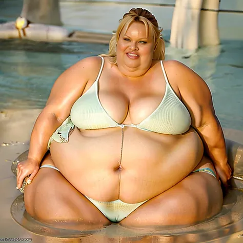 Ssbbw extremely morbidly obese solo Pamela Anderson full body alone, photo
