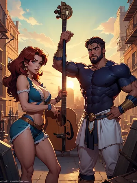 Hercules and Hercules in Hercules and Herculess Hercules Hercules and Hercules, megara, por Hanna-Barbera, inspirado em Hercules Seghers, Hanna faz a barba, Hercules, cartoon series, animated series, arte do filme, remasterizado digitalmente, Don Bluth ani...